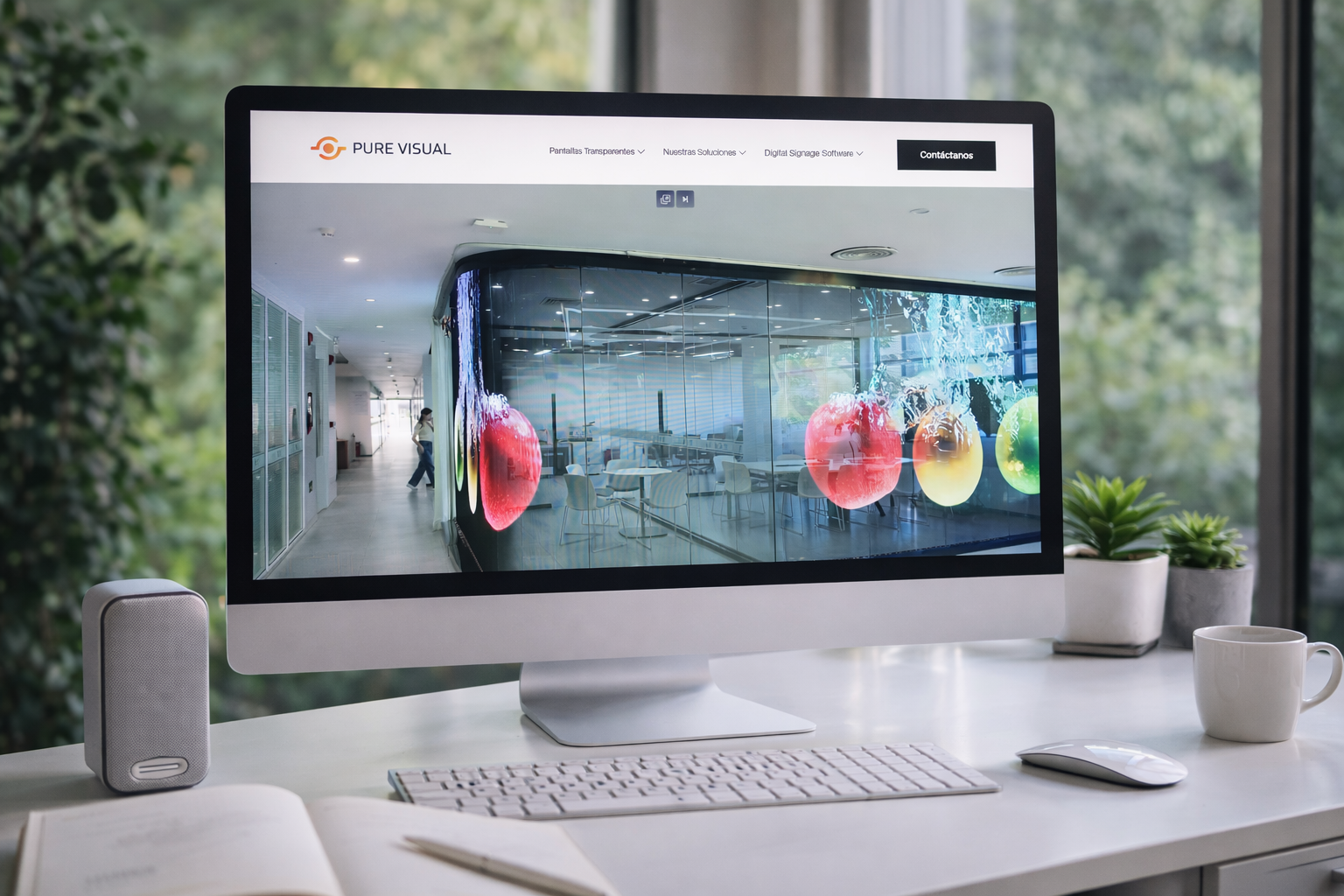 Pure Visual website screenshot